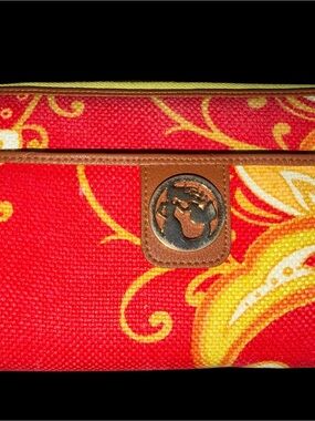 Spartina 449 Red and Yellow Patterned Wallet